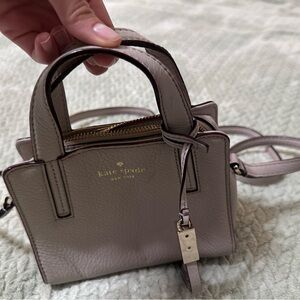 Kate Spade Taupe Mini Crossbody Bag